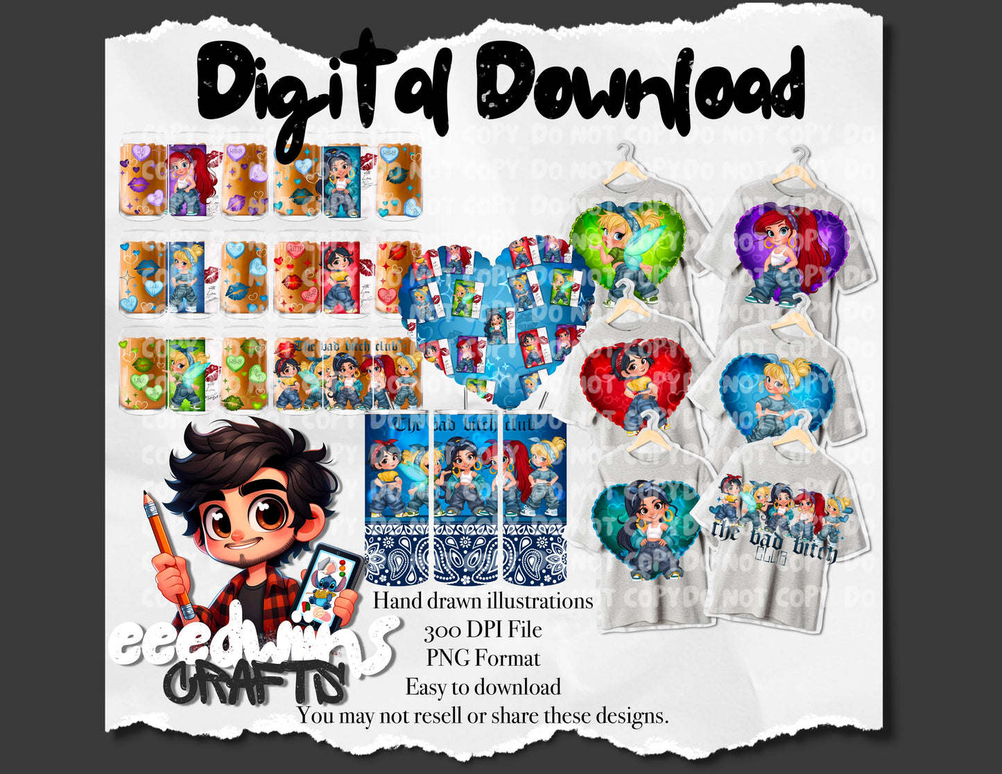 16OZ DIGITAL DESIGN - MALL PICTURES PT. 2 FULL BUNDLE