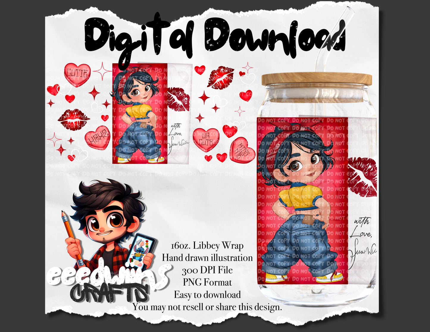 16OZ DIGITAL DESIGN - 501