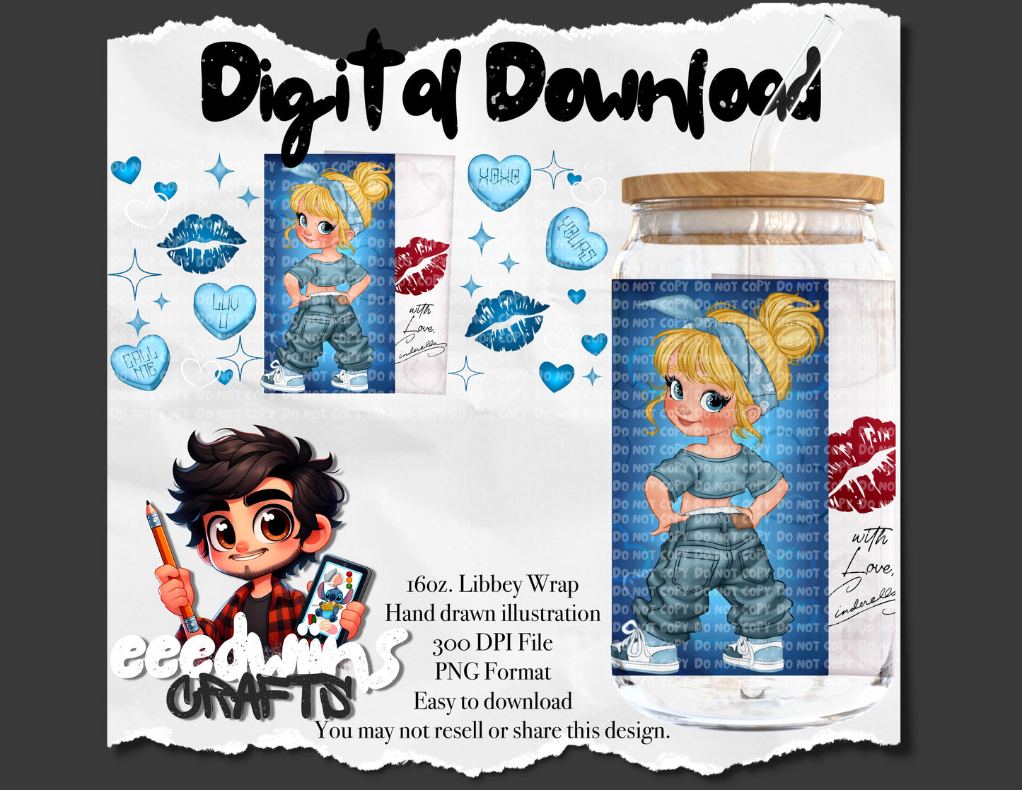16OZ DIGITAL DESIGN - 503
