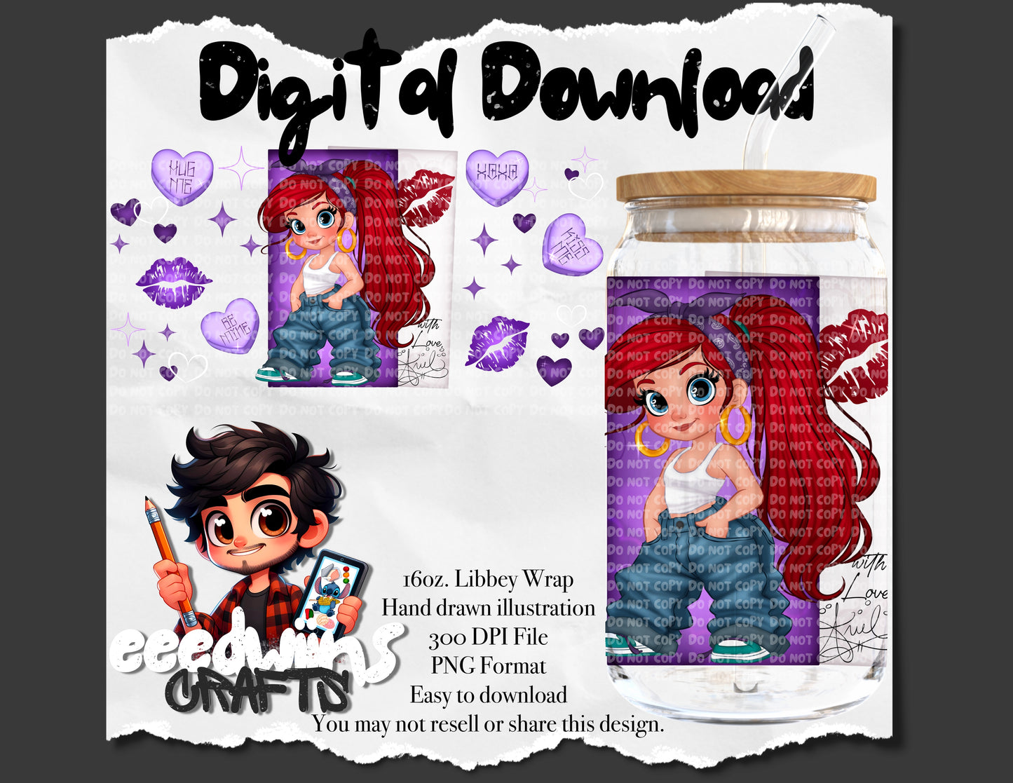16OZ DIGITAL DESIGN - 504