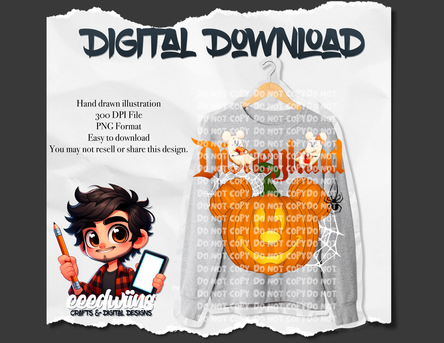 PUMPKIN PNG DESIGN. DIGITAL DOWNLOAD