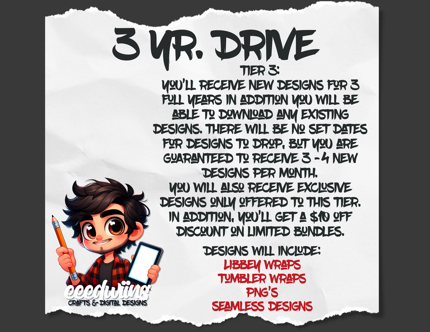 TIER 3 DRIVE: 3 YR. DRIVE