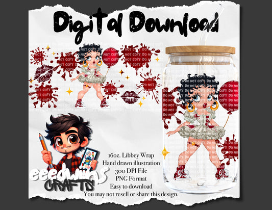 16OZ DIGITAL DESIGN - PENNY BETTY