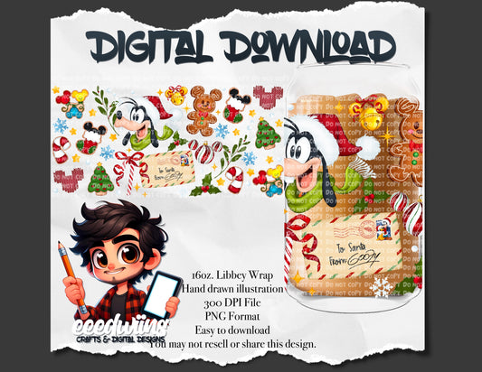 16OZ DIGITAL DESIGN - SANTA LETTER 4