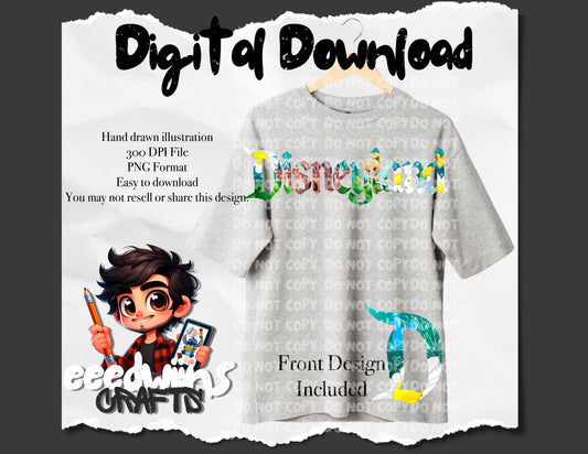 FAIRY D PNG DESIGN. DIGITAL DOWNLOAD