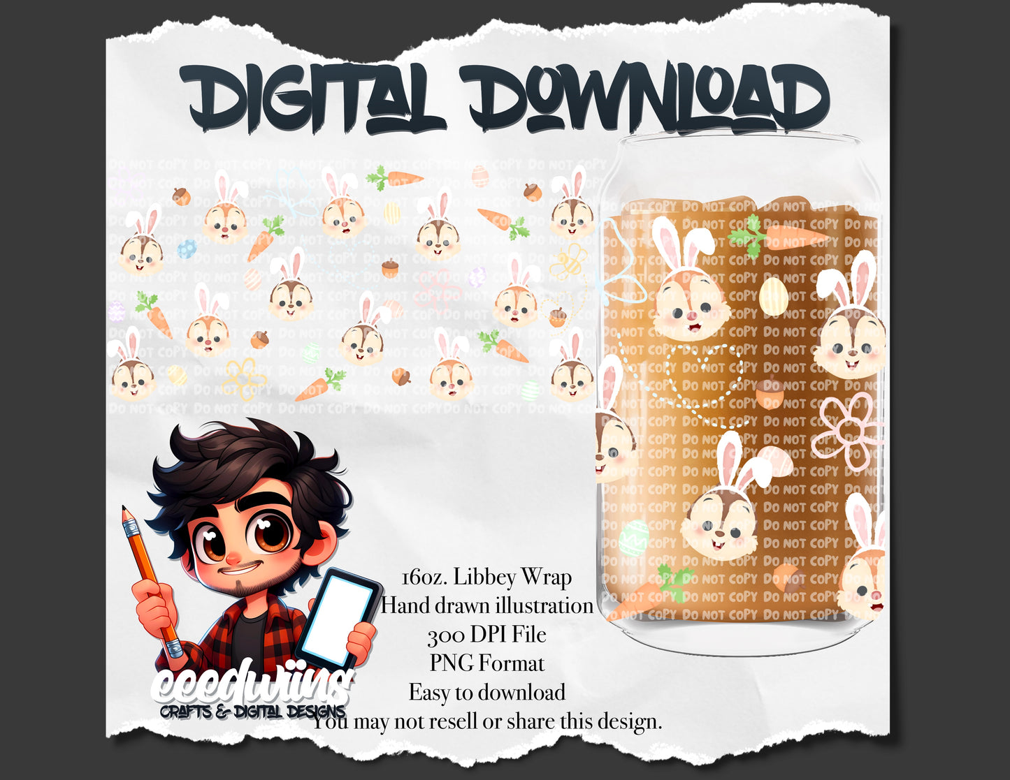 16OZ DIGITAL DESIGN - EASTER 4