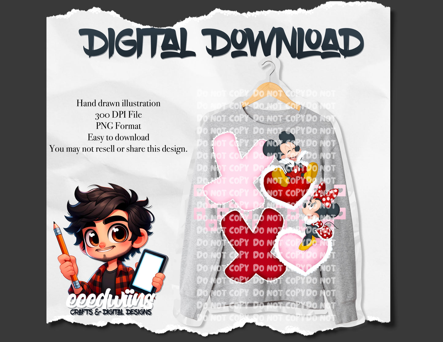 XOXO. DIGITAL DOWNLOAD